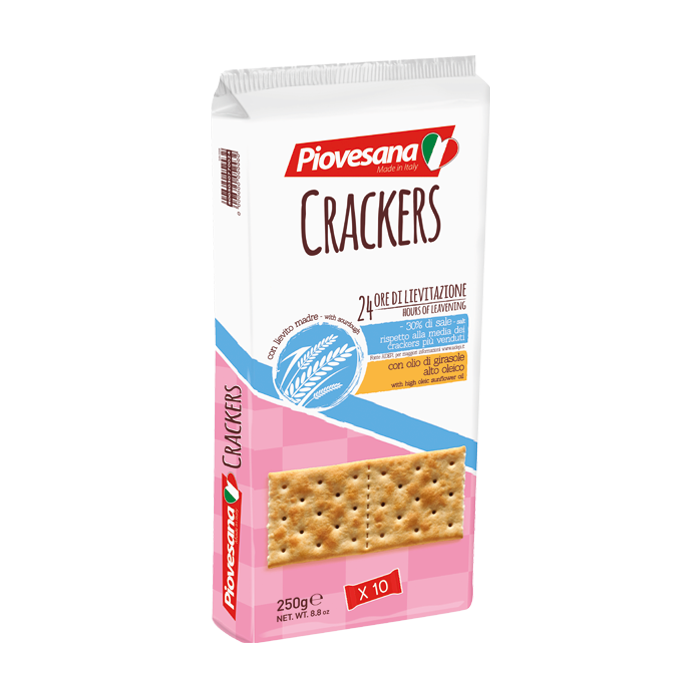 Crackers senza granelli di sale 250 g
